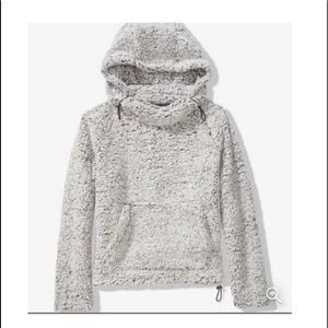 VS PINK funnel neck Sherpa pullover